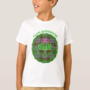 T-shirt Anderson Tartan Celtic Thistle écossais