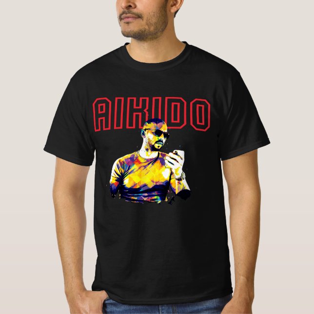T-shirt Andrew Tate AIKIDO (Devant)
