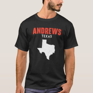 T-shirt Andrews Texas USA State America Travel Texas