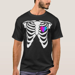 T-shirt Androgyne Gay Squelette non binaire Genre