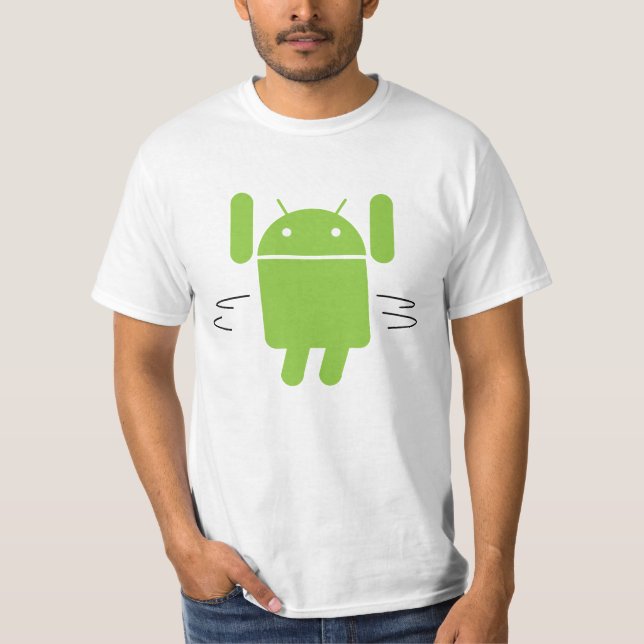 T-shirt Android hula hoop (Devant)