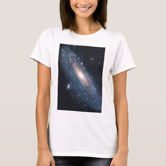 T-shirt androméda galaxie voie laiteuse cosmos univers (Devant)