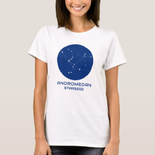 T-shirt Andromedan Starseed Tee galactique bleue