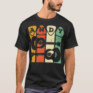 T-shirt Andy Guitar Retro Choisir Andy Guitare Musicien Re