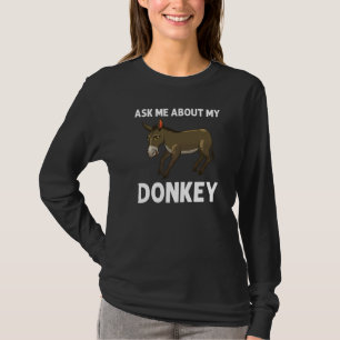 T-shirt Âne Cool Pour Hommes Femmes Mule Âne  Safari Anim