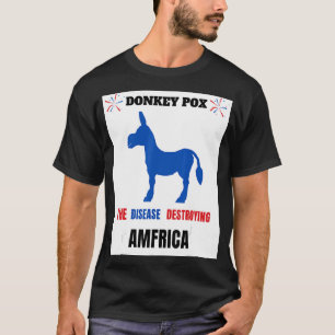 T-shirt âne pox amfrica quole âne pox vêtement cool