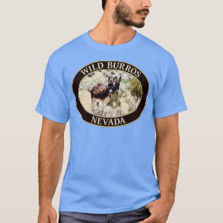 T-shirt Ânes de Burros sauvages du Nevada 2