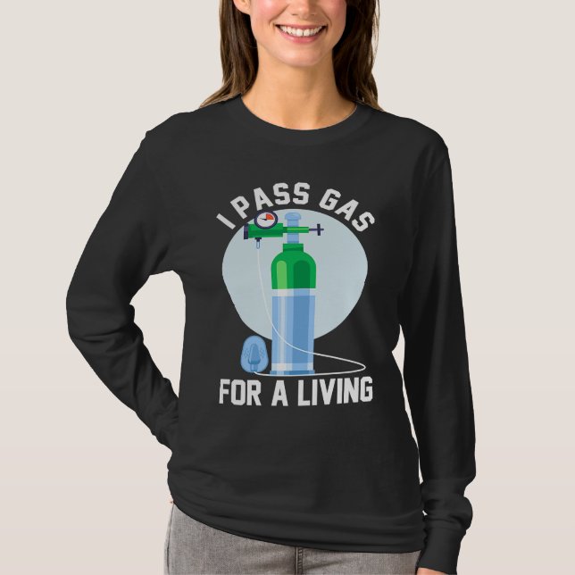 T-shirt Anesthesia Doctor Anesthesiologist I Pass Gas For  (Devant)