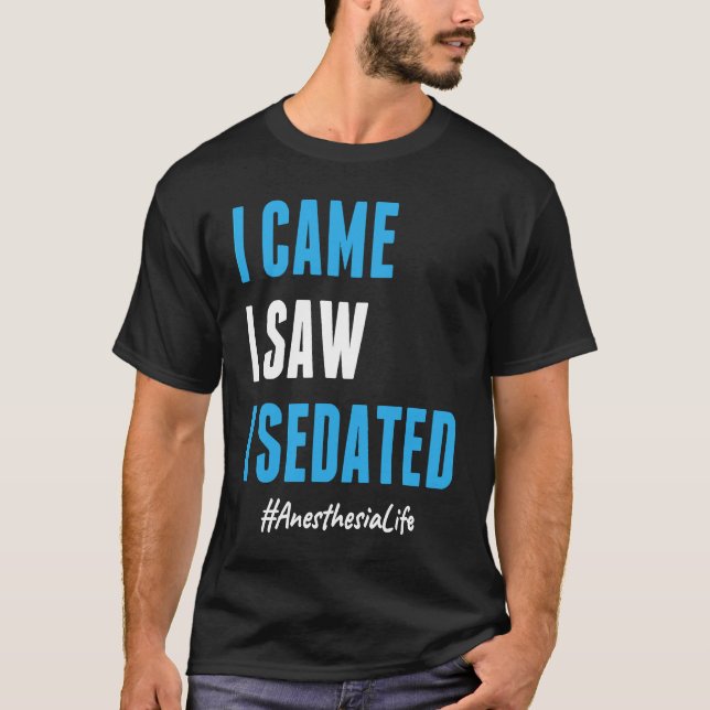 T-shirt Anesthesia Nurse CRNA Anesthetist Assistant (Devant)