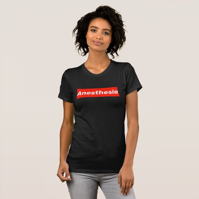 T-shirt Anesthésie CRNA Cadeau (Devant entier)
