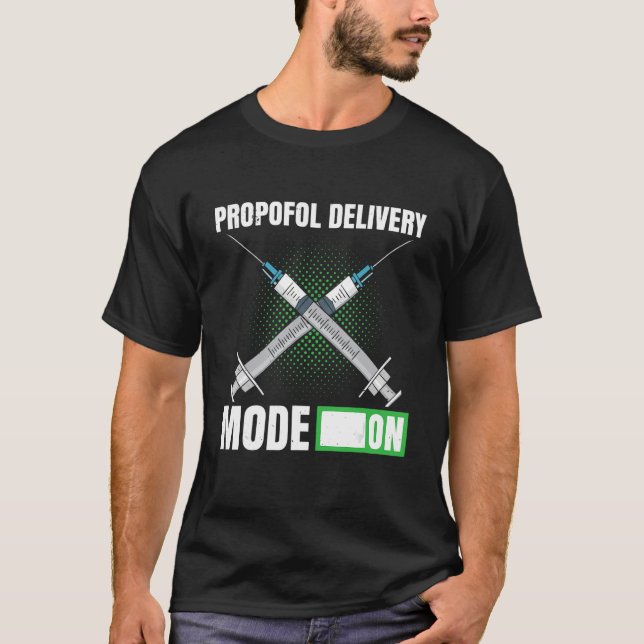 T-shirt Anesthésiologie Pour Anesthésiologiste Infirmière  (Devant)