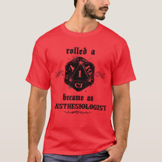 T-shirt Anesthésiste Roll malchanceux
