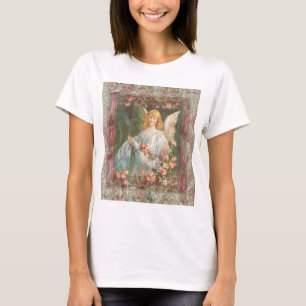 T-shirt Ange avec des roses