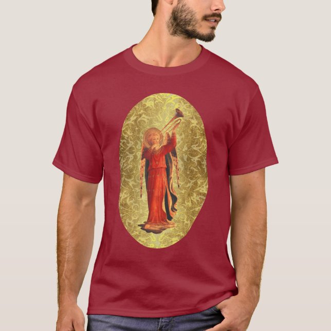 T-shirt Ange avec la trompette (Devant)