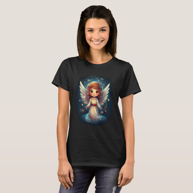 T-shirt Ange de Noël (Devant entier)