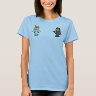 T-shirt Ange d'épaule/chemise de diable