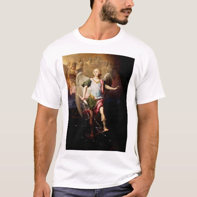 T-shirt Ange du gardien par Vladimir Borovikovsky (Devant)