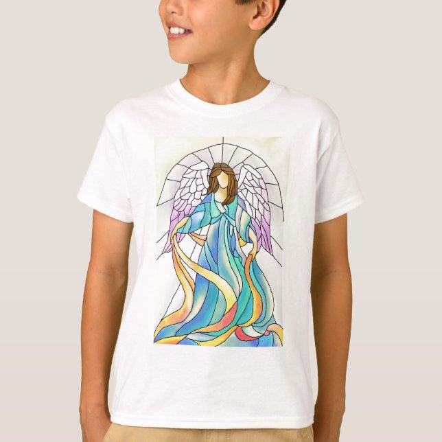 T-shirt Ange en verre souillé (Devant)