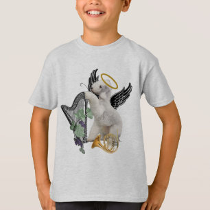 T-shirt Ange parfait de Bedlington Terrier