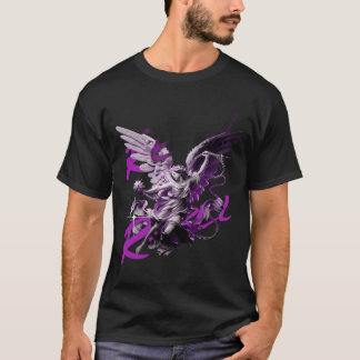 T-shirt Ange rebelle