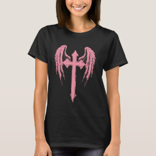 T-shirt Angel Ailes Jésus Christ Croix Chrétien Lumière Pi