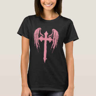 T-shirt Angel Ailes Jésus Christ Croix Chrétien Lumière Pi