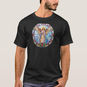 T-shirt Angel Avec Halo Noël Religieux Prière Anges