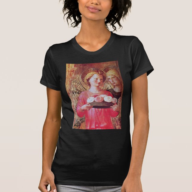 T-SHIRT ANGEL AVEC ROSES (Devant)