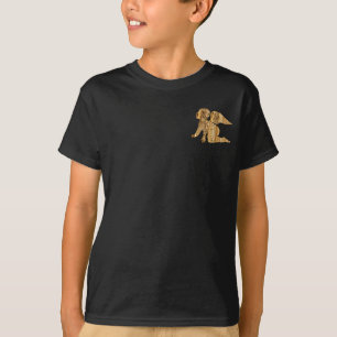 T-shirt Angel de bébé doré brillant élégant Angélique
