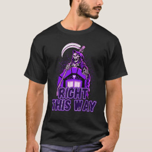 T-shirt Angel De La Mort Grim Reaper Effrayant Halloween O