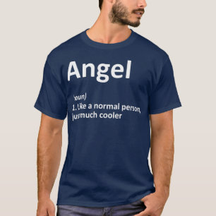 T-shirt ANGEL Définition Nom personnalisé Drôle cadeau