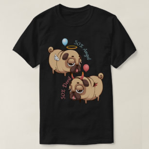 T-shirt Angel/Diable Carlin mignon