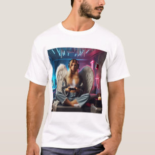 T-shirt Angel Gamer Girl Christian Haiku