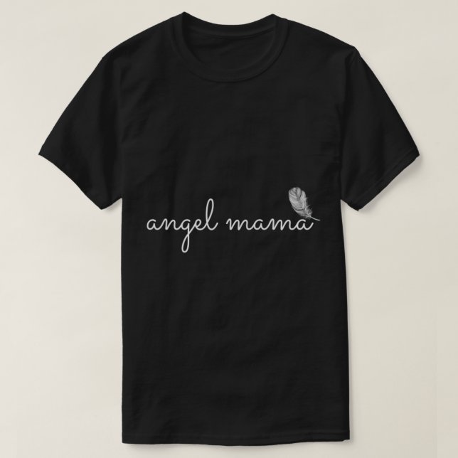 T-shirt Angel Mama, Perte de bébé, Sensibilisation aux fau (Design devant)