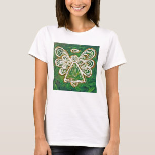 T-shirt Angel vert (Image sur le devant)