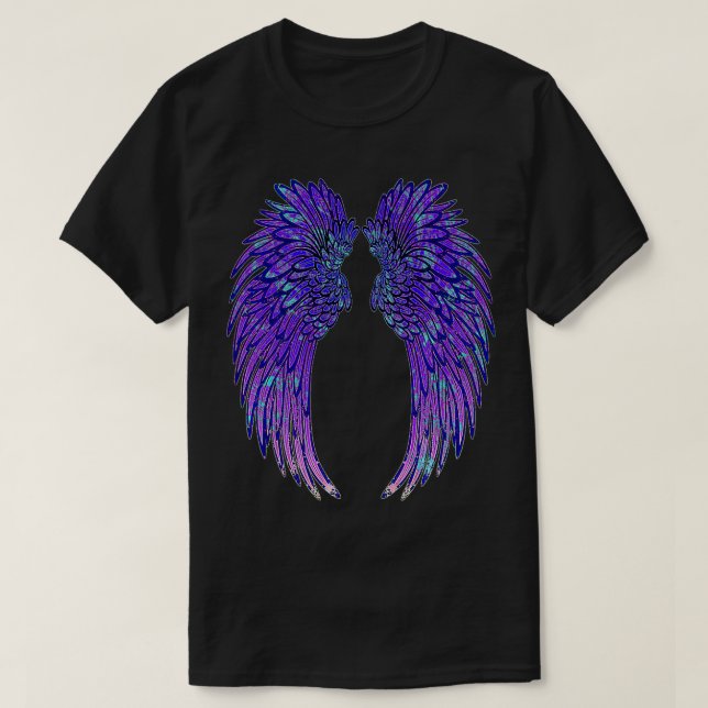 T-shirt Angel Wings Eagle Wings Broken Wings Wild Wings On (Design devant)