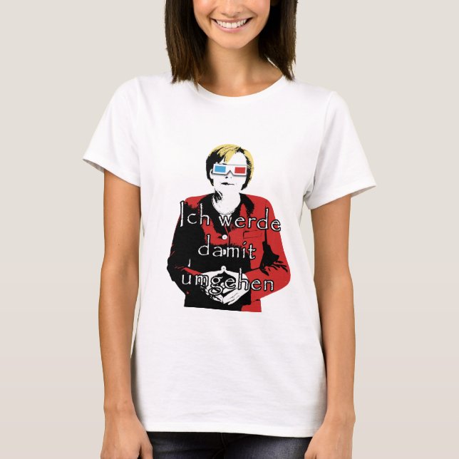 T-shirt Angela Merkel (Devant)