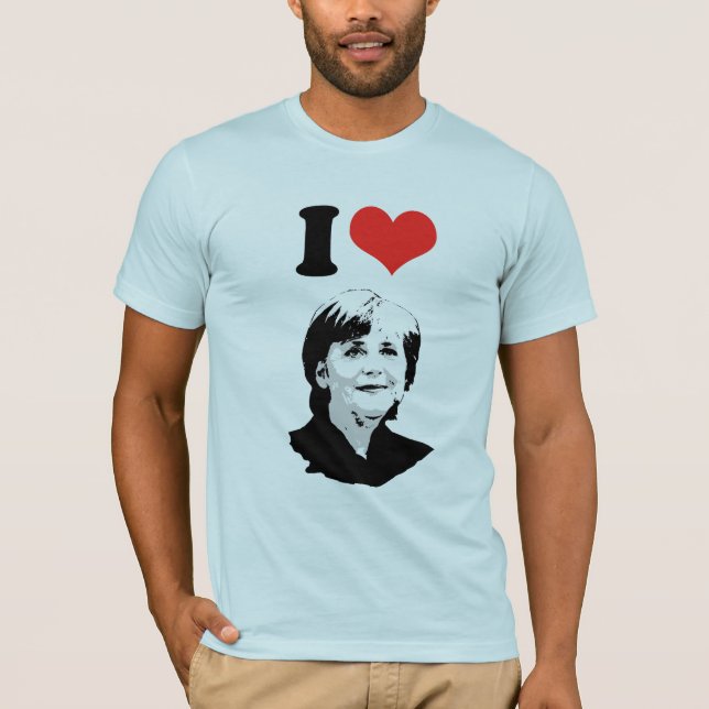 T-shirt Angela Merkel (Devant)