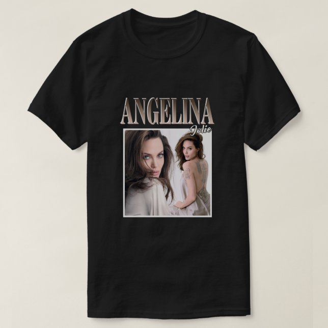 T-shirt Angelina Jolie Classique (Design devant)