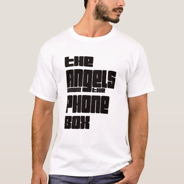 T-shirt Angels t drôle Angel ont Phone Box (Devant)