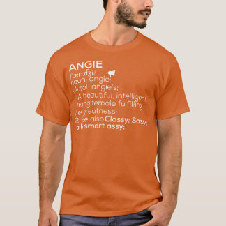 T-shirt Angie Nom Angie Définition Angie Femme Nom Angi