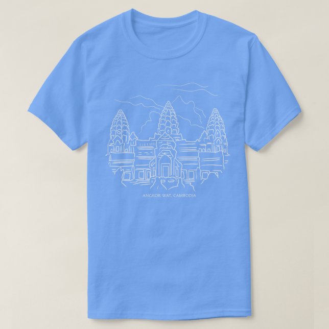 T-shirt Angkor Vat Cambodge 1 (Design devant)