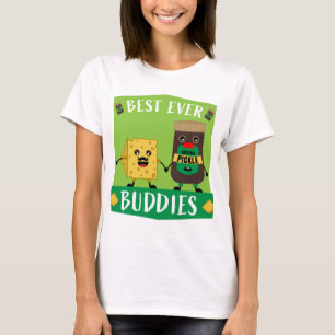 T-Shirt Anglais Amateur De Fromage Au Cheddar Et D