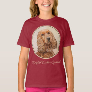 T-shirt Anglais Cocker Peinture Espagnole - Art Chien orig