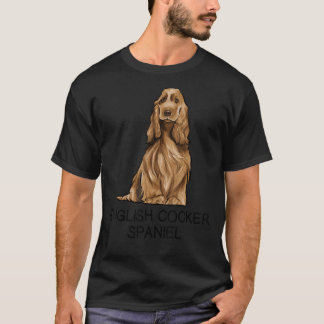 T-shirt Anglais Cocker Spaniel Crazy Dog