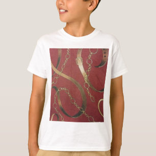 T-shirt Anglais équestre - Rouge