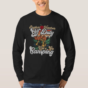 T-shirt Anglais Hors Service Permet De Camper Pour Un Camp