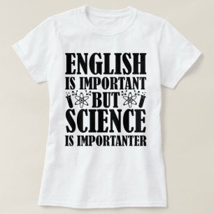 T-shirt Anglais Important Mais Citation De Professeur De S