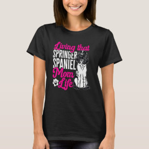 T-shirt Anglais Springer Spaniel Maman Chien Maman