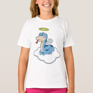 T-shirt Angle nuage serpent